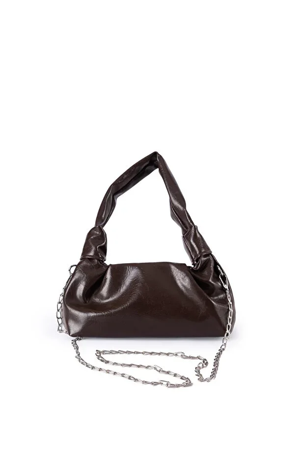 Luna Faux Leather Chain Strap Women's Crossbody Bag