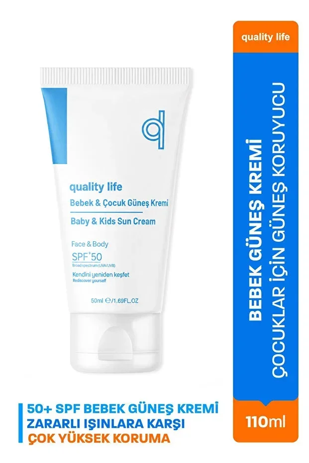 Baby Sunscreen - Children's Sun Cream - 50+ SPF 50 ML - Very High Protection UVA UVB