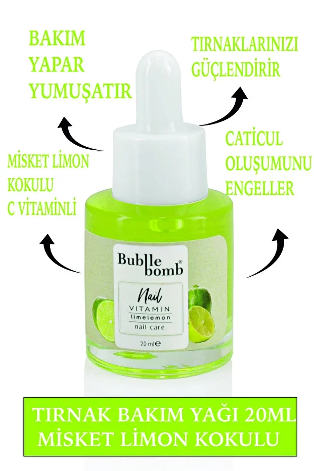 Nail Care Oil 20ml Limelemon Scented