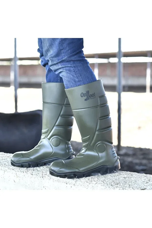 ON BOOT Long Cold Hot Impermeable, Waterproof Non-slip Sole Work Hunting And Rain Boot 1001