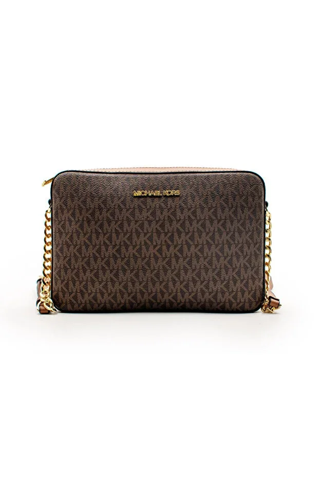 Jet Set Large Logo Crossbody Shoulder Bag