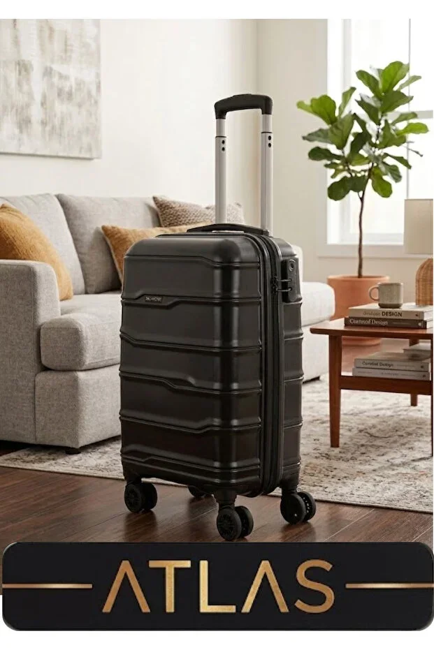 POLIPROPYLENE RUBBER FLEXIBLE BODY - METALLIC BRIGHT COLORS - CABIN SIZE SUITCASE 55 CM