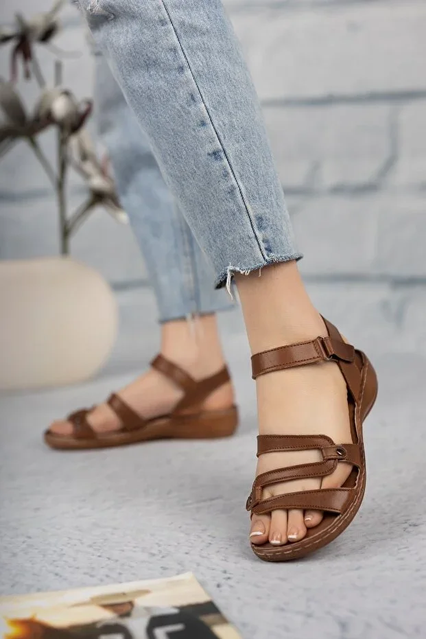 Sonia Anatomical Orthopedic Ultra Comfort Comfortable Sole Strapped Women's Sandal