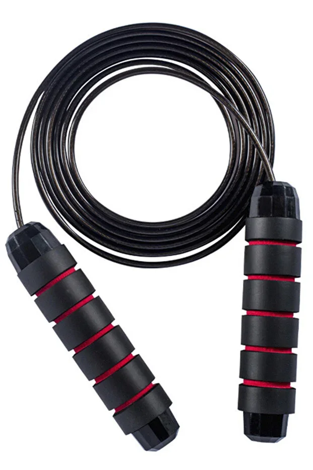 Weighted Speed Jump Rope with Memory Foam Handle for Effective Cardio and Training