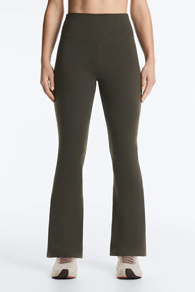 Oysho High-waisted Evermove flare trousers