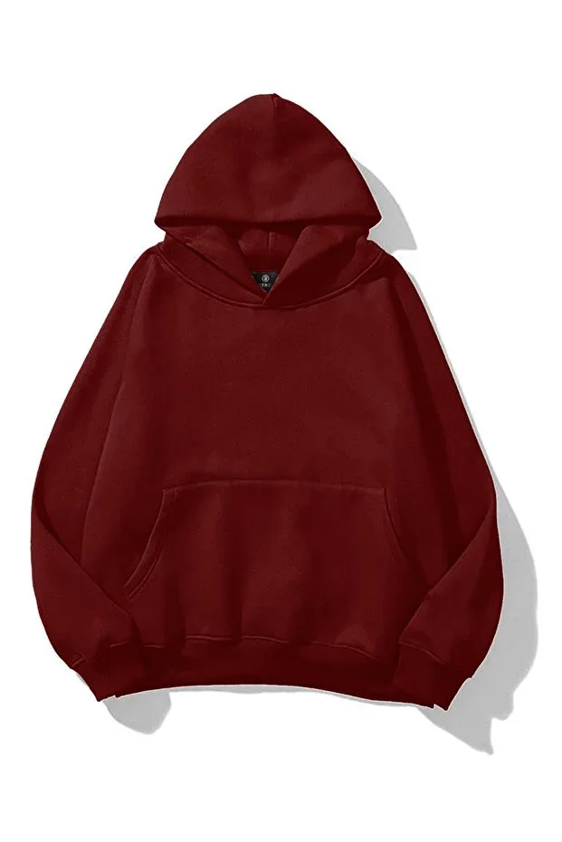 Unisex Basic Sweatshirt Burgundy