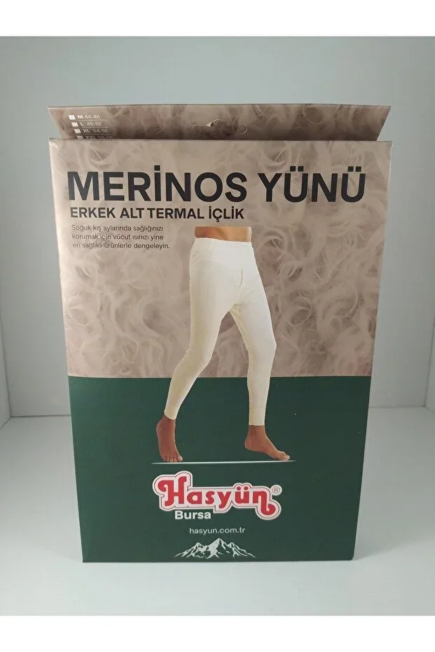 Hasyün Thermal Underwear Bottom Wool Original Merino Wool