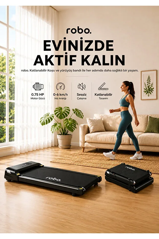 Folding Walking and Running Machine