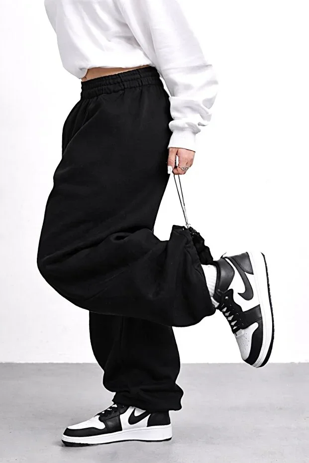 Summer Modest Extra Loose Plus Size Oversize Elastic Wide Leg Sweatpants