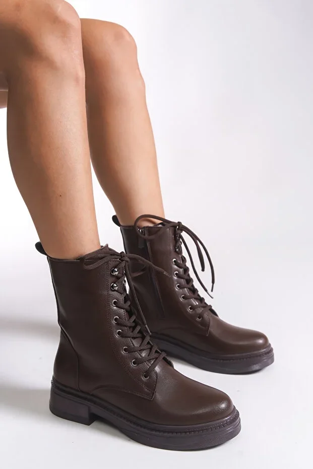 Isolshia Women's Boot 0012701 Brown