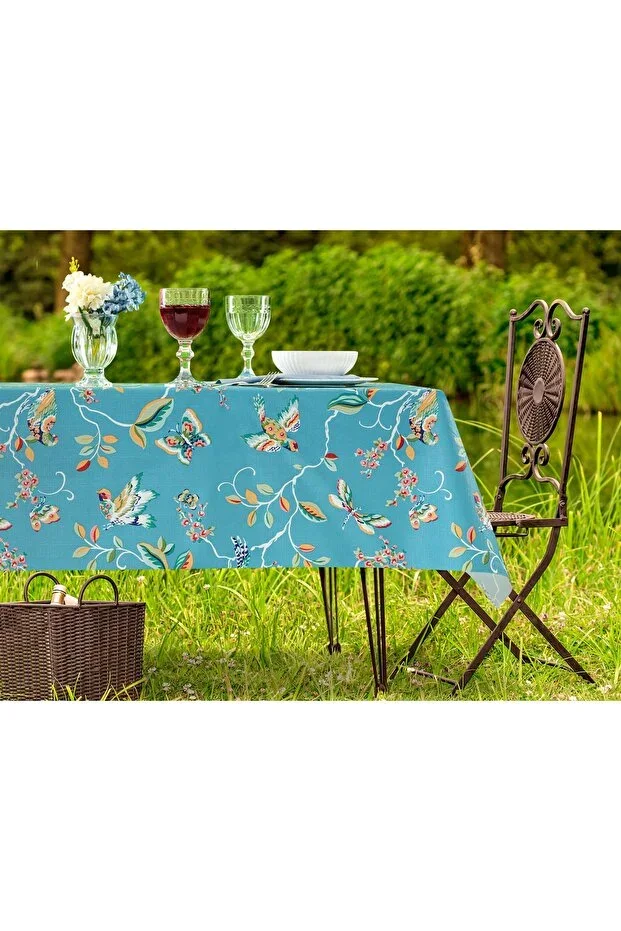 Violet PVC Tablecloth - Indigo - 100x140 Cm