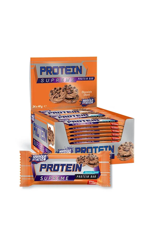Supreme Protein Bar Chocolate Chunks 40 gr 24 Units