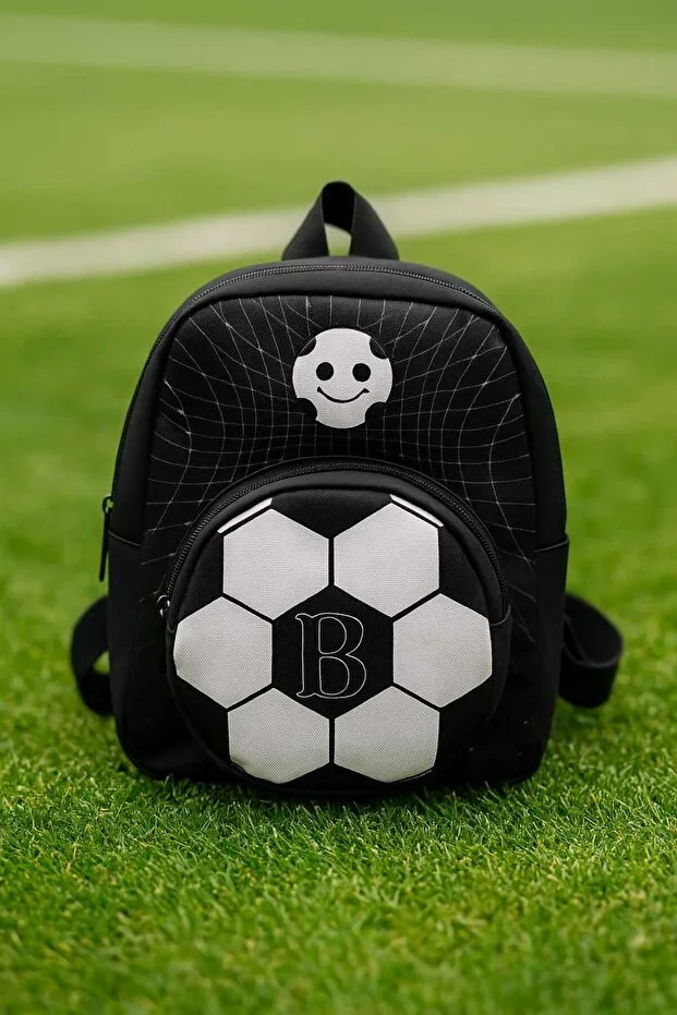 Ball Pattern Football Bag - School Bag - Boys' Bag - Primary School