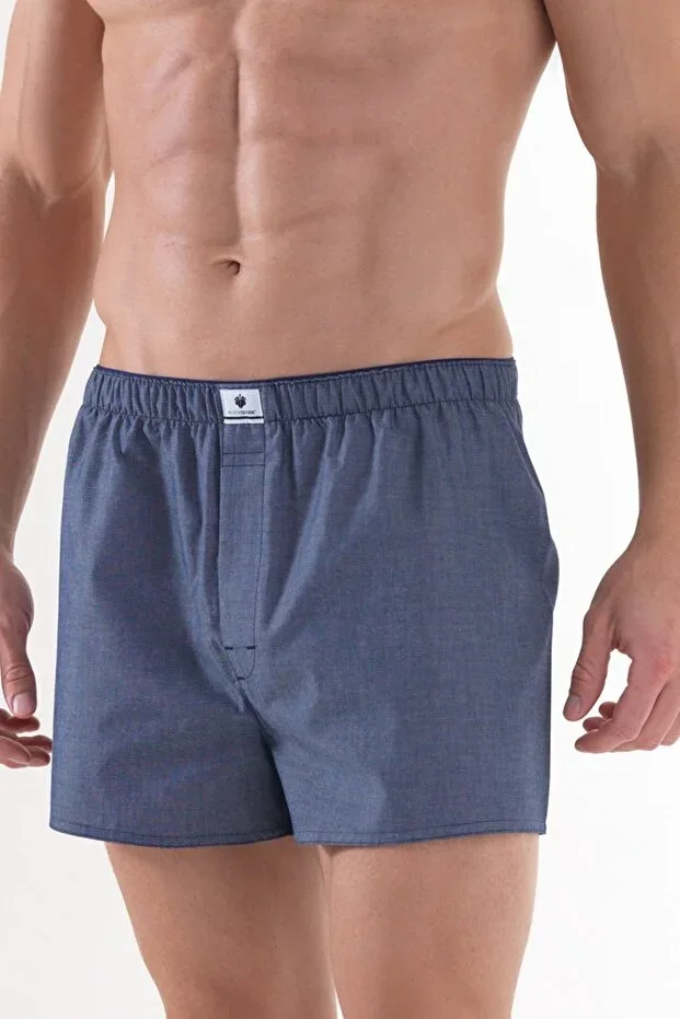 Erkek Antrasit Tekli Boxer