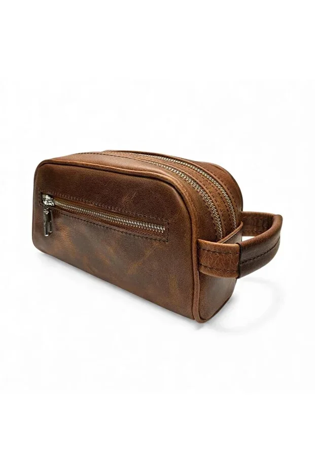 Genuine Leather Men's Handbag Portfolio Bag