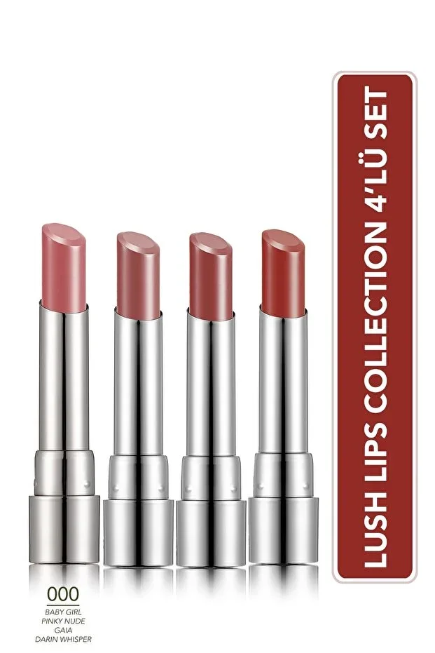Sheer Up Lush Lips Collection 4 Piece Makeup Set