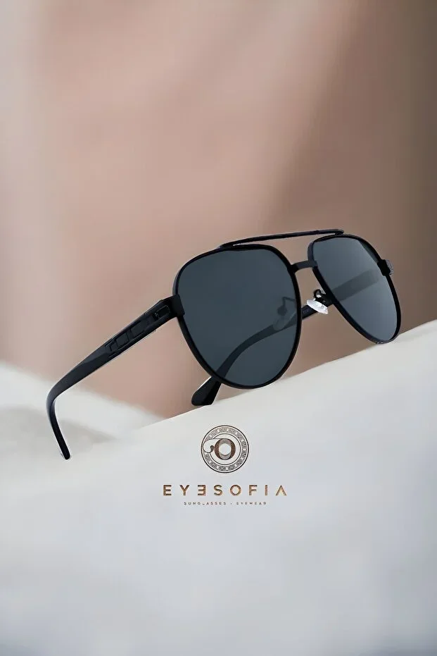 Toronto Polarized High Quality Titanium Black Unisex Sunglasses