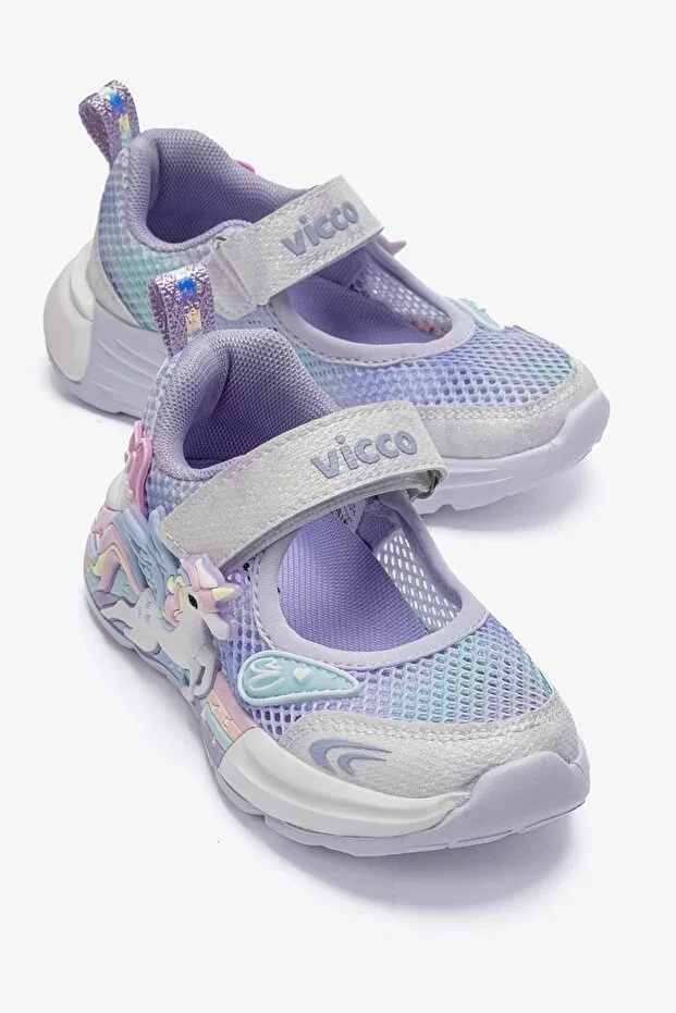 Girls' Purple Maylo Sport Ballet Flats