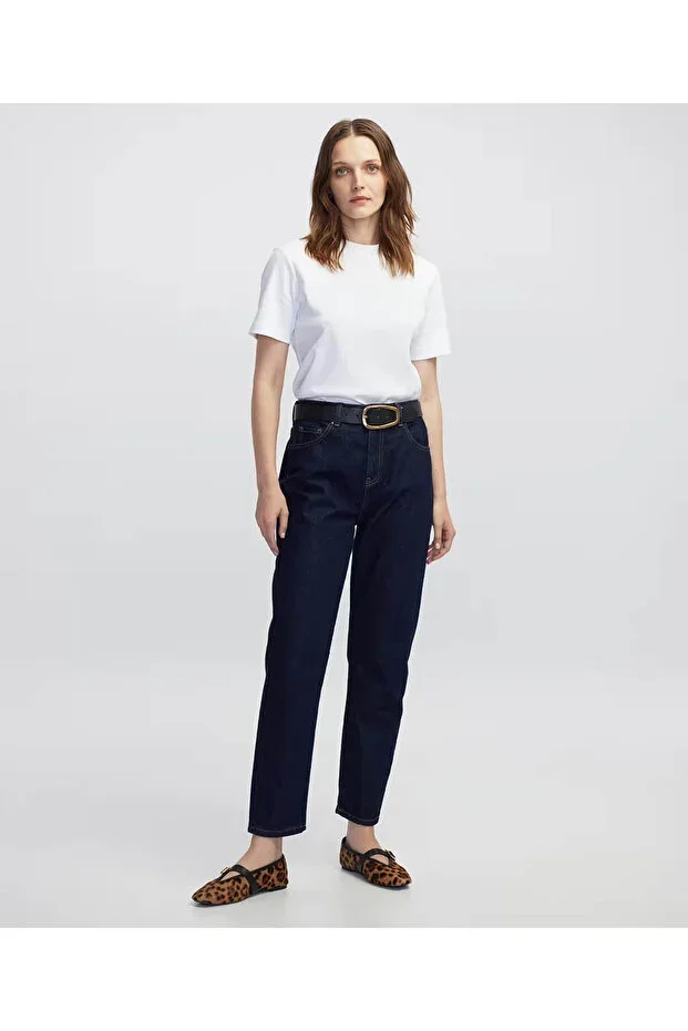 Mom Fit Navy Women's Jean Pants IW6250018027