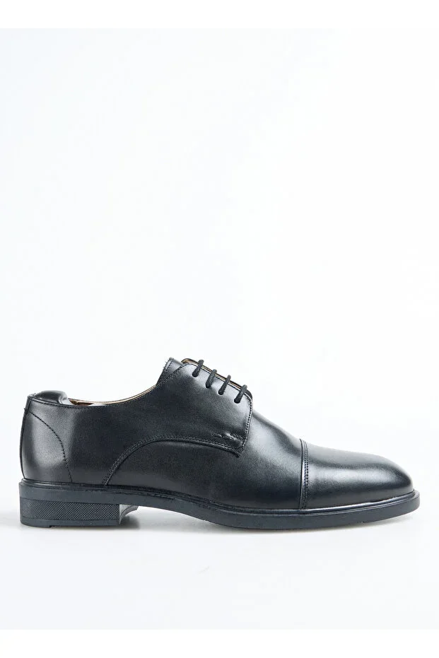 Black Men's Leather Classic Shoes HOPER