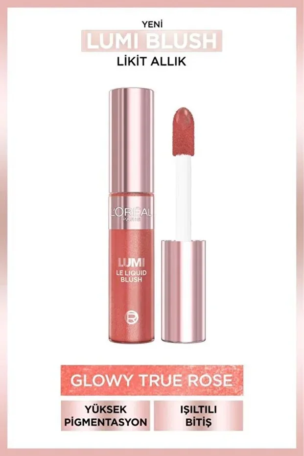 Lumi Blush Liquid Blush 630 Glowy True Rose - Pink Toned, Radiant, Vibrant and Natural Glow