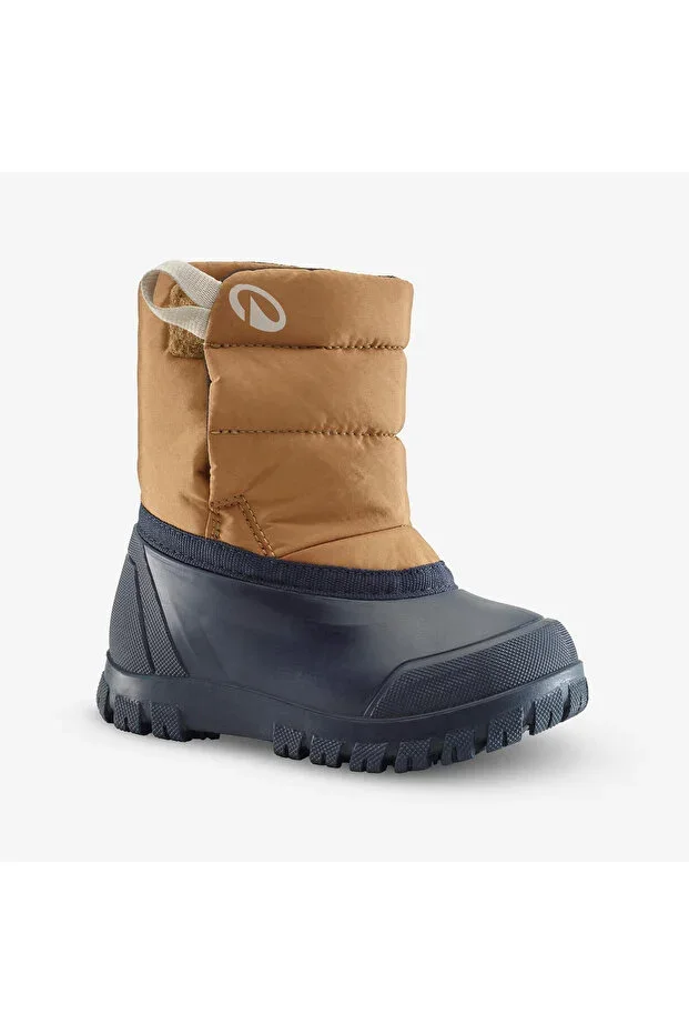Wedze Kids Snow Boots - 1/3 Years - Brown/Navy - 500