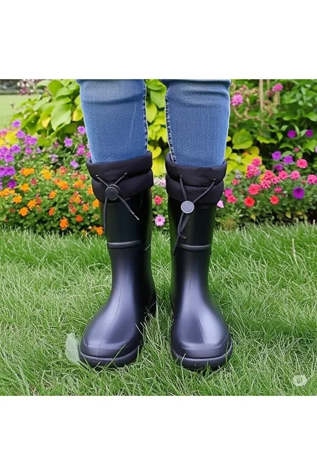 Konçlu Unisex Rain Boot 36-40 Black