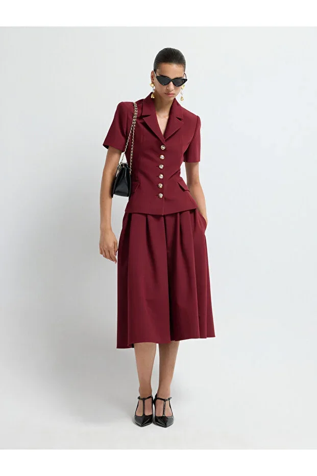 adL Pleated Midi Skirt