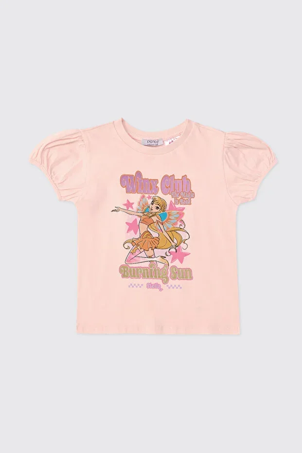 Winx Club Girls Pink T-Shirt Stella