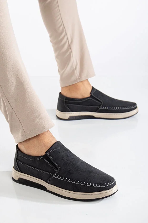 Orthopedic Comfortable Lightweight Daily Black Men's Shoes