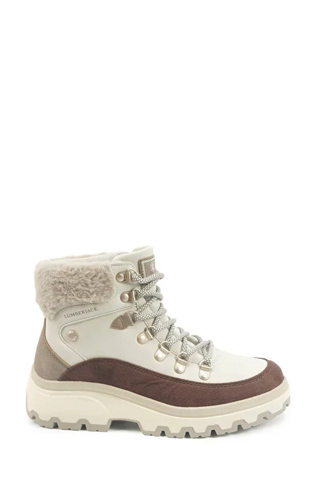 JENNIE 5PR Beige Women's Worker Boot