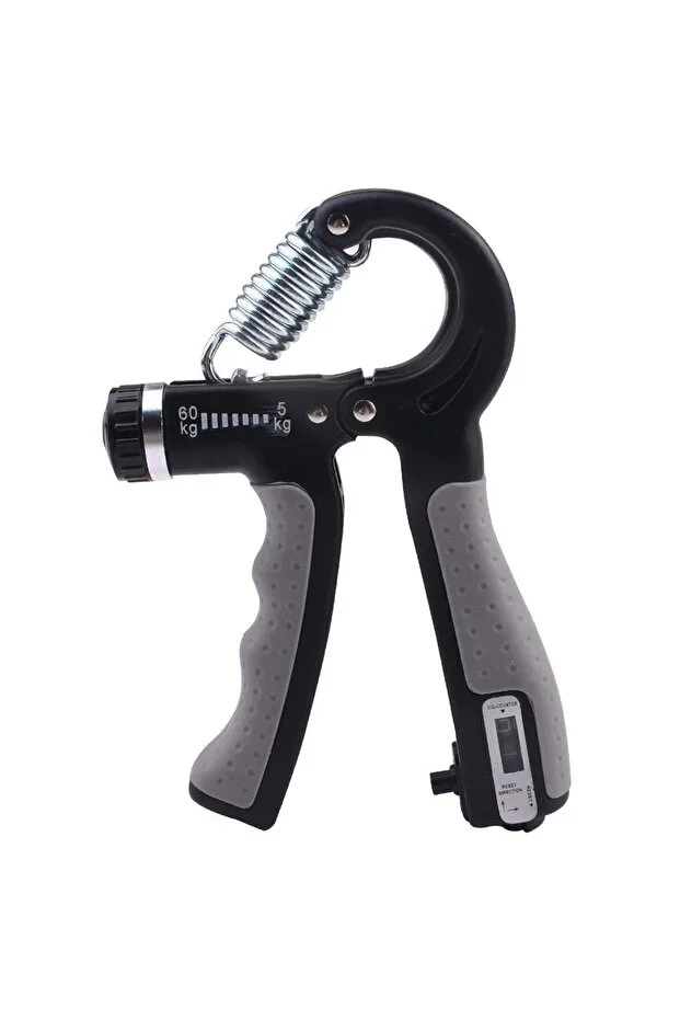 Hand Gripper with Counter 60 Kg - 5 Kg Adjustable 1 Piece Hand Gripper Non-slip Wrist Muscle Strengthener
