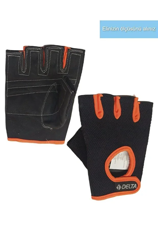 Orange Force Extra Deluxe Weight Dumbbell Barbell Fitness Gloves