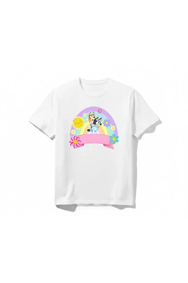 Bluey Printed Premium Crew Neck Cotton Short Sleeve Kids and Teen T-Shirt