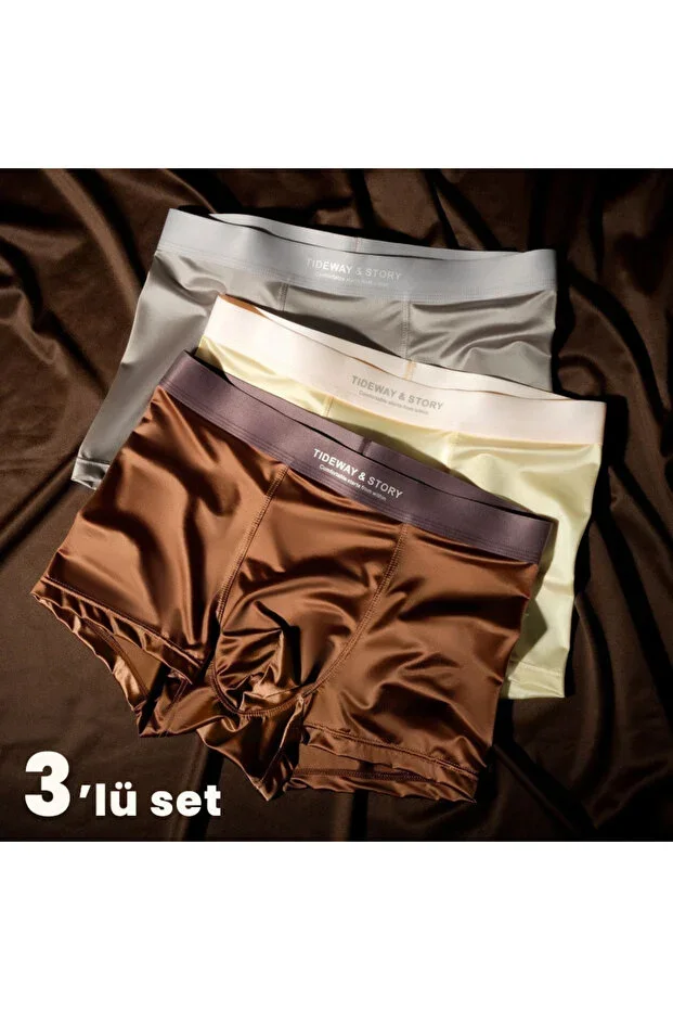 3-Pack Men's Glad and Comfortable Luxury Boxer