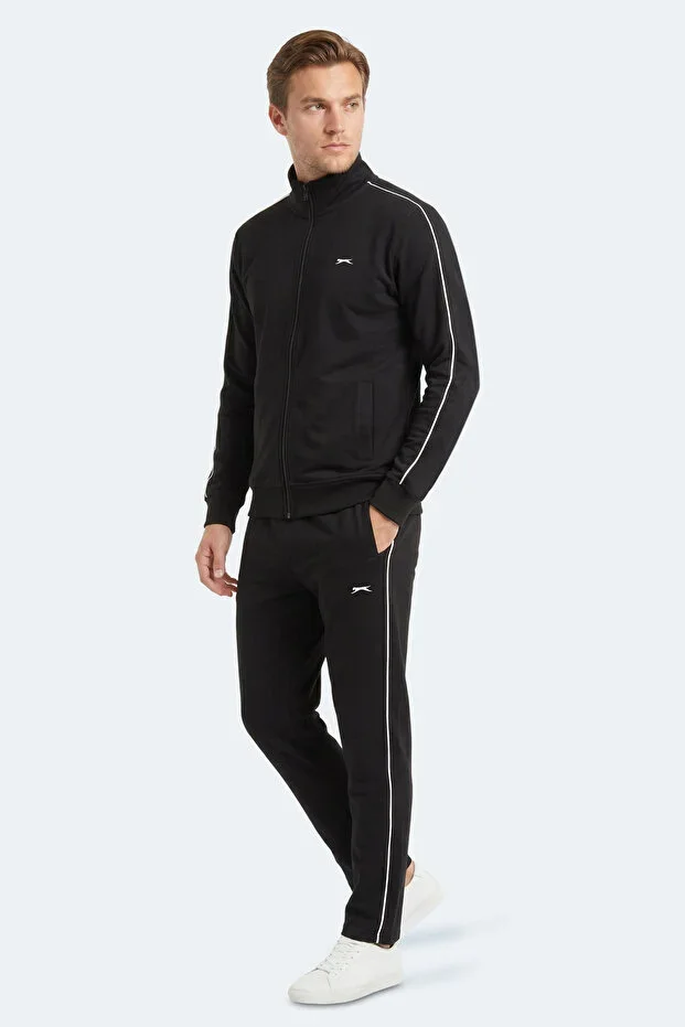 BLOWBACK Men's Slim Fit Black Tracksuit
