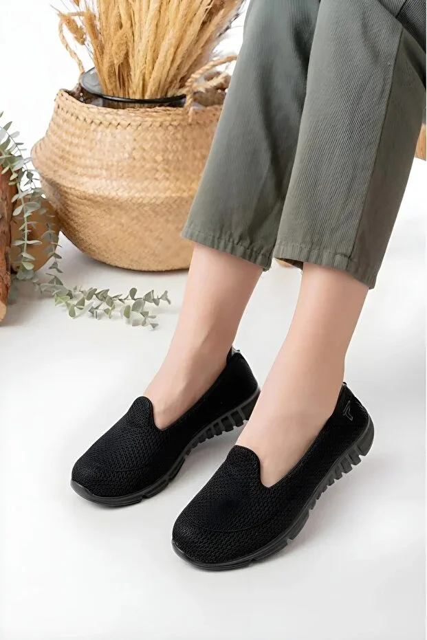 KAYGISIZ AYAKKABI Mother Orthopedic Sole Daily Slip-on Easy Wear Anatomical Sport Walking Shoe