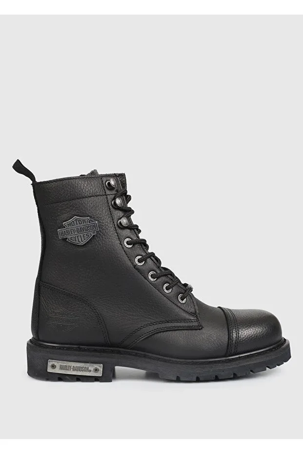 Colmar Black Men's Printed Leather Boot 025M100553