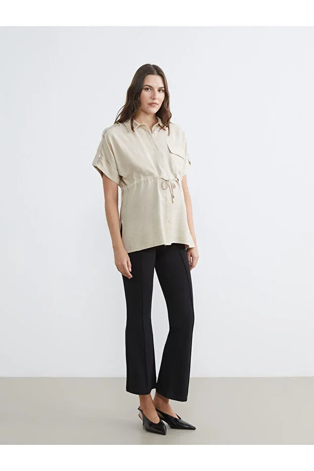 Peak New Season Belly Panel Flare Maternity Trousers
