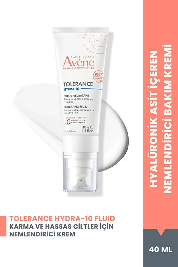 Tolerance Hydra-10 Moisturizing Cream for Normal and Combination Dehydrated Sensitive Skin 40 ml