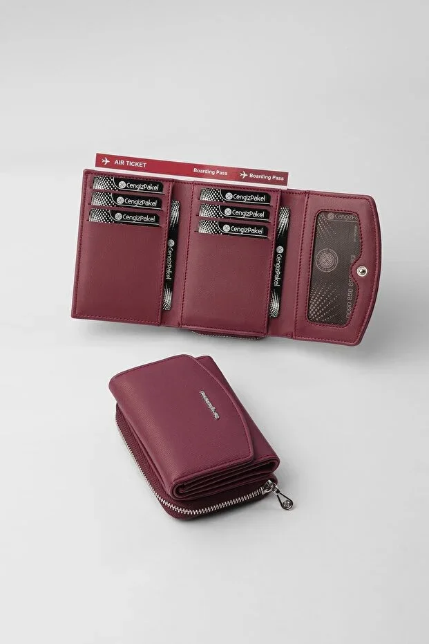 Small Size Women's Wallet - 65309 - Purple
