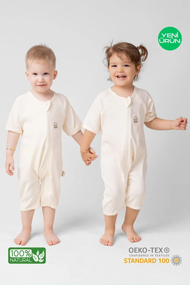 Summer Sleeping Bag Knee-Length 100% Natural Cotton Oeko-Tex Certified Fabric 0.2 TOG Baby Sleeping Bag