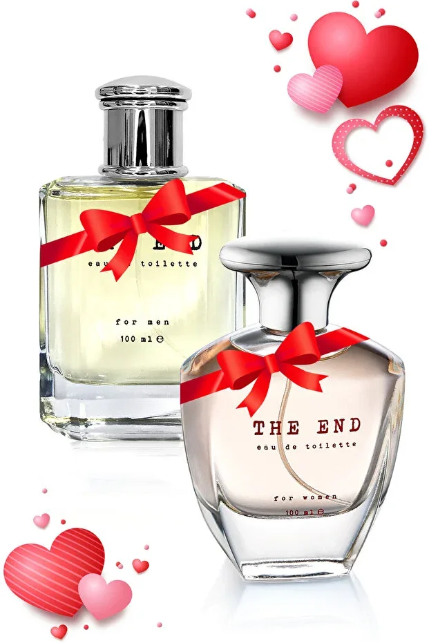 The End Valentine's Day Special Edt Women's Perfume and Edt Men's Perfume Set 100 ml X 2 Pcs