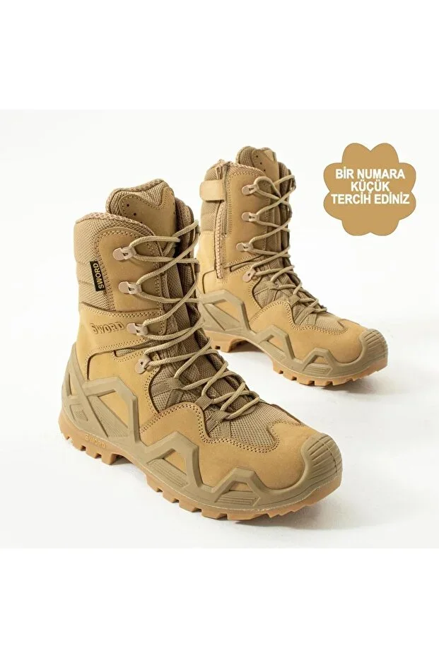 Zippered Outdoor Women's & Men's Tactical Military Boots and Posts 4 Seasons SS602