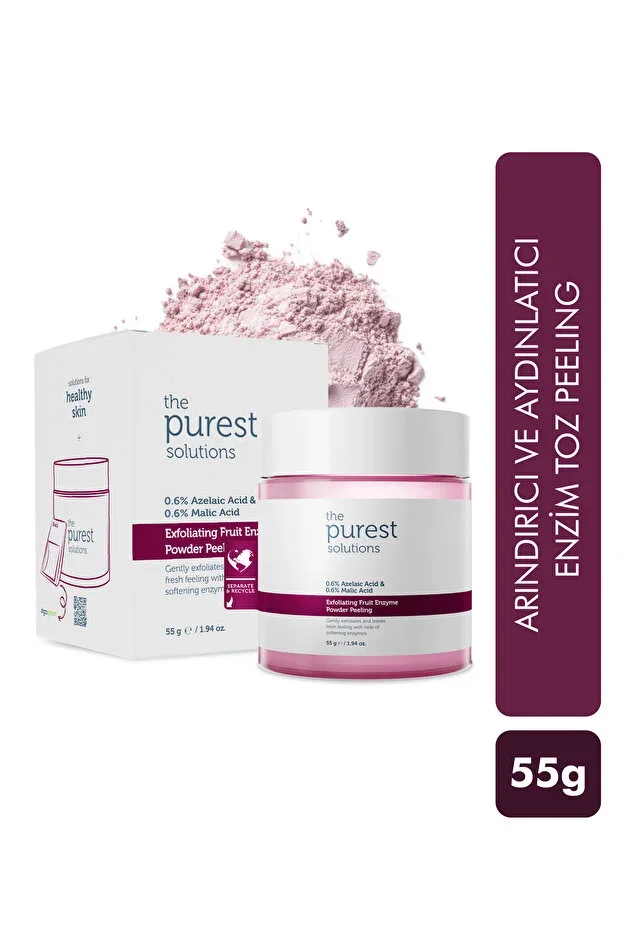 Purifying and Brightening Enzyme Powder Peeling 55 gr (%0.6 Azelaic Acid & Malic Acid)