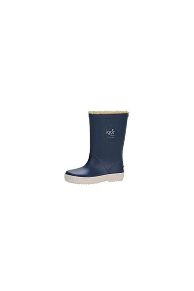 KIDS FURRY RAIN BOOTS W10207 SPLASH NAUTICO BORREGUITO