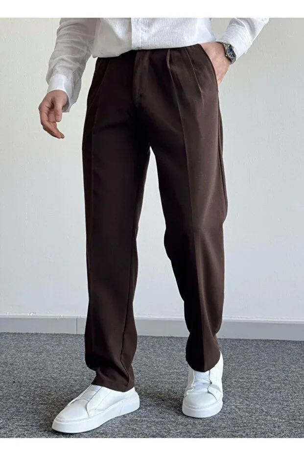 Arabic Style Pleated Classic Baggy Pants PL14 2026