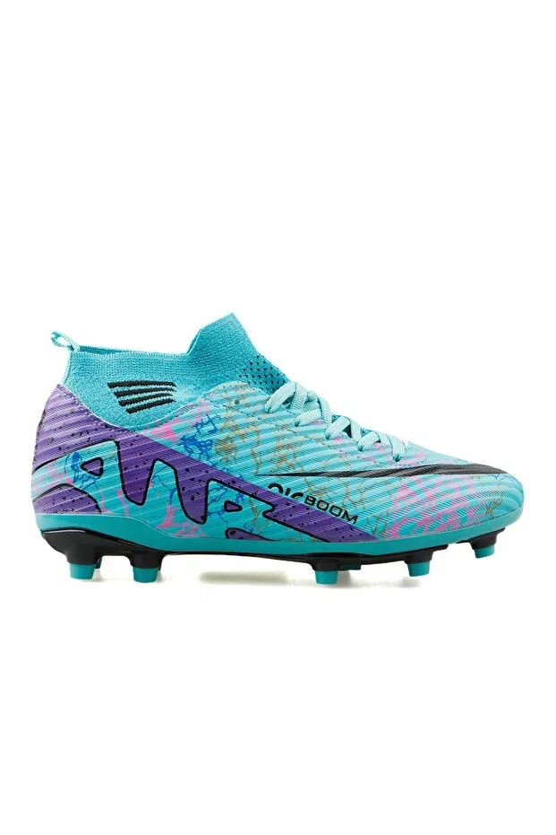 Laliga Air Unisex Indoor and Grass Field Cleats with Socks Colored