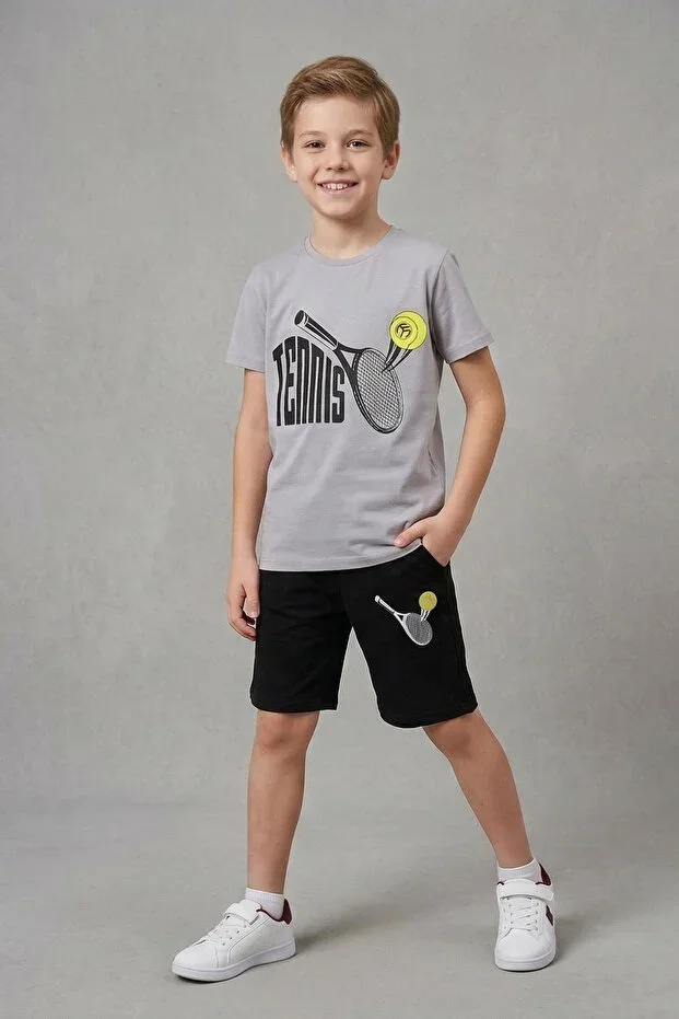 Boys' Printed Shorts Set
