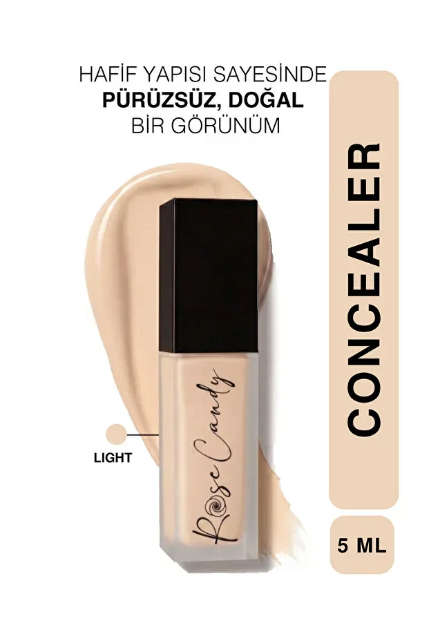 Long-Lasting | High Coverage Liquid Concealer Brightener Under-Eye Concealer | Light Concealer